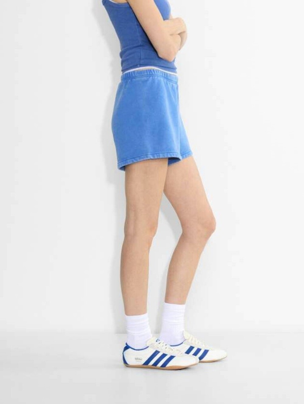 aritzia blue cozy set TNA